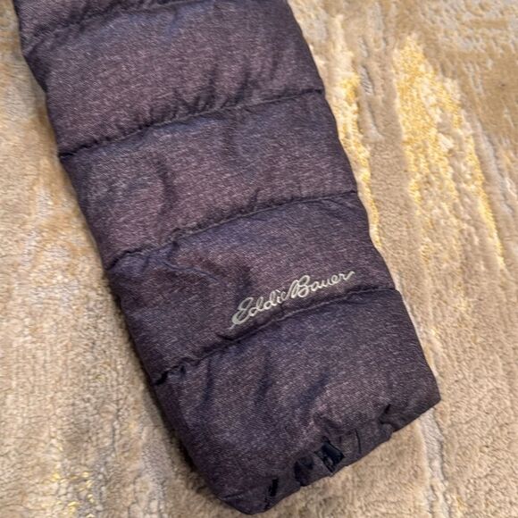 Eddie Bauer cirruslite down parka navy heather size S in EUC - Picture 2 of 8